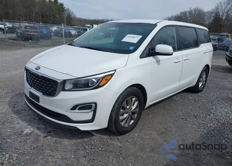 2020 Kia Sedona Lx из США, поврежденный, VIN KNDMB5C16L6660249